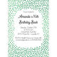 Foil Dots Invitations Image 3 of 11
